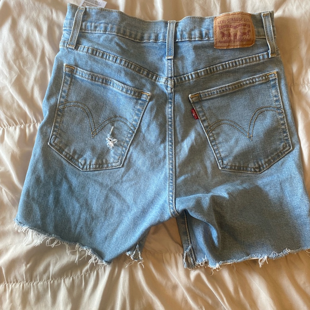 Levi's Light Blue Jean Shorts for Women